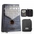 17 Key Wooden Thumb Piano Kalimba with EQ Tiger Pattern Maple Music Instrument Toy Gift blue