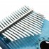 17 Key Wooden Thumb Piano Kalimba with EQ Tiger Pattern Maple Music Instrument Toy Gift blue