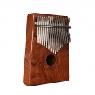 17 Keys Kalimba Rosewood Portable Thumb Piano with Box Bag Tuner Hammer Musical <span style='color:#F7840C'>Instruments</span> Full veneer rosewood