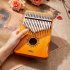 17 tone Kalimba Mahogany Core Thumb Piano with Tuning Hammer Wood color Zani Helios