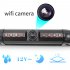 170   HD WiFi Car License Plate Wireless w  Rearview Camera IR LED Night Vision black