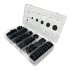 170pcs Rubber Plug Hole Grommet Kit Single sided Retainer Protective Coil Gasket Retaining Ring Parts as shown in the picture