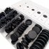 170pcs Rubber Plug Hole Grommet Kit Single sided Retainer Protective Coil Gasket Retaining Ring Parts as shown in the picture
