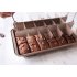 18 Cavity Brownie Baking Tray Cake Mold Thickened Square Bread Baking Pan As shown