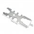 18 in 1 Faucet Wrench Stainless Steel Kitchen Tap Spool Nut Gland Maintenance Tool Silver