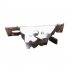 180 Degree Self locking Folding Hinge Connector Sofa Table Legs Hinges Silver