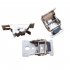180 Degree Self locking Folding Hinge Connector Sofa Table Legs Hinges Silver