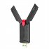 1800Mbps USB 3 0 WiFi 6 Adapter Dual Band 2 4GHz 5GHz Wireless Network Adapter Portable Network Adapter USB WiFi Black