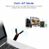 1800Mbps USB 3 0 WiFi 6 Adapter Dual Band 2 4GHz 5GHz Wireless Network Adapter Portable Network Adapter USB WiFi Black