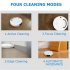 1800pa Multi functional Intelligent  Sweeping  Robot Fully Automatic Rechargeable Vacuum Cleaner Machine Dry Wet Floor Sweeper Ivory
