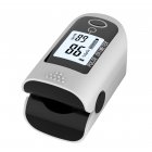 1805 Pulse Measuring Device Portable Finger Clip Oximeter Blood Pressure Meter Heart Rate Detector Black