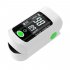 1805 Pulse Measuring Device Portable Finger Clip Oximeter Blood Pressure Meter Heart Rate Detector Green