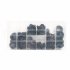 180pcs Rubber Grommet Firewall Wire Gasket O ring Seal Ring Guard Coil String Coil Assortment Set Rubber