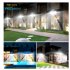 182led Solar Lights With Adjustable Head Ip65 Waterproof 3 Working Modes Wall Lamp Solar Lamp  182 lights