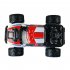 18301 18302 1 18 Full Scale Remote Control Car 2 4GHz Racing Car High speed 45Km h Off road Vehicle Toys 18301 red