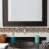 18Pcs 10 10cm Waterproof Oil Proof Self Adhesive Simulate Mosaic Tile Sticker for Kitchen Backsplash Bathroom Wall Decor Photo Color