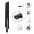 18dbi 2 4G 4GHz Dual Band Wireless Antenna Sma Male Signal Receiver Amplifier Antenne Connector Booster For Router black