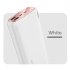 18w Fast  Charging  Power  Bank 20000 Mah Portable Mobile Phone External Battery Powerbank White