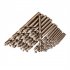19 Pcs Twist Drill Bit Set  Drilling Tool Set  M35 Cobalt High Speed Steel HSS Co Drill Bit Kit  135 Degree Segmentation Point Tip  Wear Resistant Drill Bit Set