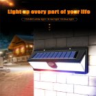 190 Leds Solar Light with 4 Modes Ip65 Waterproof Motion Sensor Wall Lamps