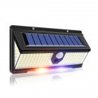 190led Solar Wall Lamps with 4 Working Modes Courtyard Waterproof Lights