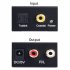 192k Digital To Analog Audio Converter Receiver Coaxial Toslink To Analog Stereo Low Latency Audio Adapter single host