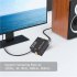 192k Digital To Analog Audio Converter Receiver Coaxial Toslink To Analog Stereo Low Latency Audio Adapter single host