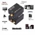 192k Digital To Analog Audio Converter Receiver Coaxial Toslink To Analog Stereo Low Latency Audio Adapter single host