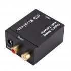 192k Digital To Analog Audio Converter Receiver Coaxial Toslink To Analog Stereo Low Latency Audio Adapter single host