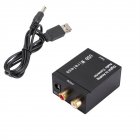 192k Digital To Analog Audio Converter Receiver Coaxial Toslink To Analog Stereo Low Latency Audio Adapter Host+USB cable