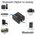 192k Digital To Analog Audio Converter Receiver Coaxial Toslink To Analog Stereo Low Latency Audio Adapter single host