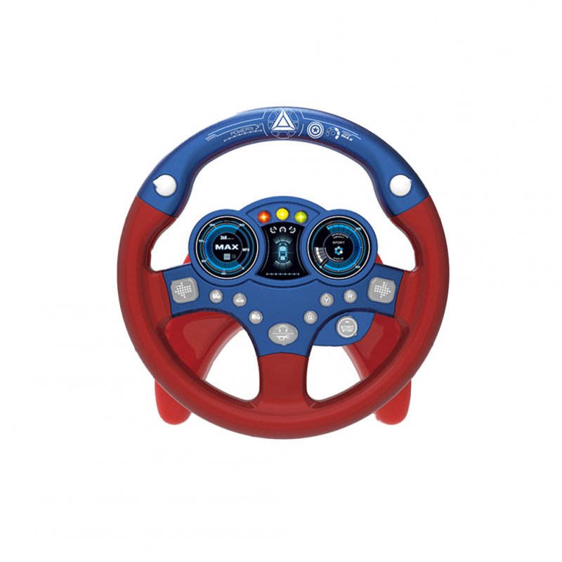 Co-pilot Steering Wheel Toys With Base Children Simulation Driving Early Educational Toys Gifts For Boys Girls Steering wheel