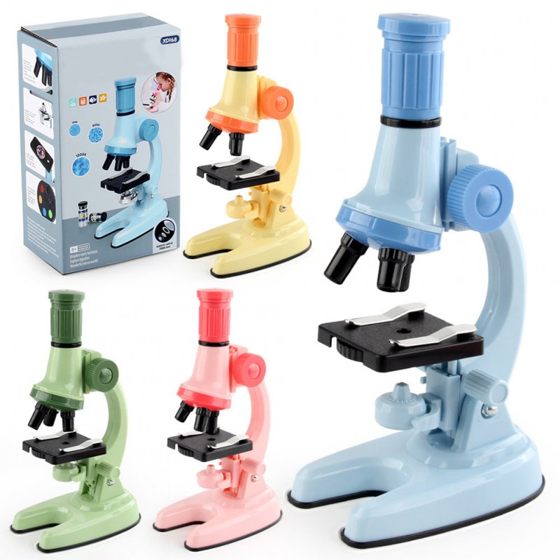 Children Microscope Toys School Biology Lab Science Experiment Kit Education Scientific Toys For Boys Girls 