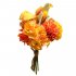 1Bunch Aritifical  Flower Bouquet For Wedding Ornament Household Decoration Orange