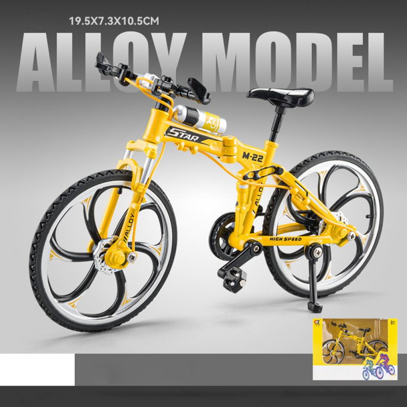 1/8 Alloy Mountain Bike Model Simulation Sliding Steering Mtb Bicycle Toys For Children Gifts Collection 