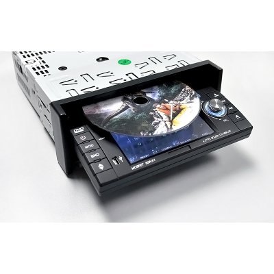 Road Ninja in Dash Car DVD 1Din 4 3 inch Touchscreen Detachable Panel