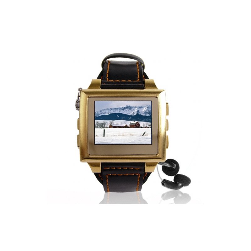 Gold MP4 Watch - Bluetooth