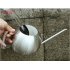 1L Stainless Steel Long Mouth Watering Can Spherical Household Watering Gardening Tool  As shown