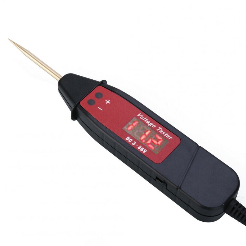 Car Digital LCD Display Circuit Test Pen Probe Detector Tester 