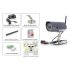 1MP IP Camera with a 1 4 Inch CMOS sensor and 30 LEDs that produces a 20 Meter Night Vision range