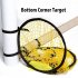 1PC 2PCS Football Goal Target Net Top Football Goal Accessories With Frame Cross Corner Accessories 45 x 60 Cm 1PC