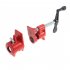 1PC 3 4in Wood Glue Pipe Clamp Set Heavy PRO Woodworking Cast Iron Red