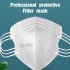 1PC 3PCs 5PCs 10PCs Disposable Mask KN95 Folding Safety Respirator To Prevent Haze Dust white 3PCS