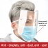 1PC 3PCs Transparent PVC Plastic Head Wear Droplet proof Face Mask 3PCS