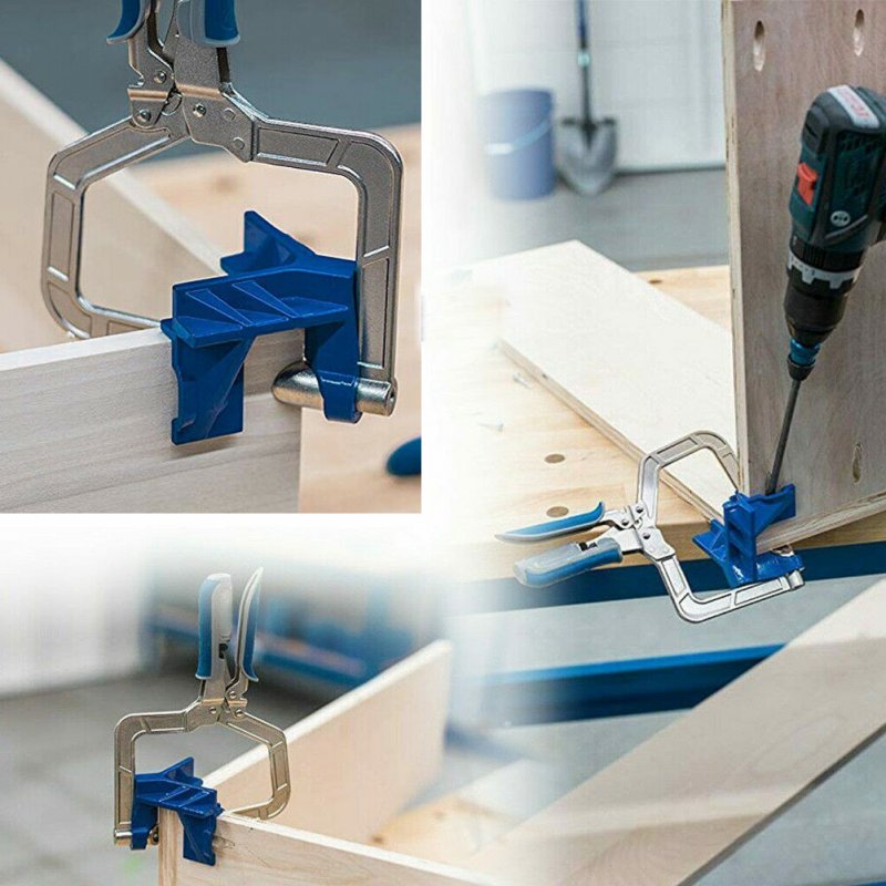 1PC 90 Degree Right Angle Woodworking Clamp Picture Frame Corner Clip Hand Tool Clamps for Woodworking 90 degree right angle clamp
