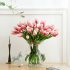 1PC Artificial Mini PU Tulip Flower for Home Living Room Wedding Decoration Red