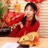 1PC Cute Blessing Plush Doll Mouse Shape Toy for New Year Party Decoration Gold