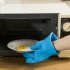 1PC Heat Resistant Microwave Oven Silicone Glove for Baking Kitchen Cleaning red