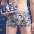 1PC Men Breathable Milk Fiber Boxer Briefs Random XXXL