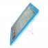 1PC New White Back Hard Soft Rubber Dual Layer Hybrid Case Cover For iPad 2 3 4 Sky Blue